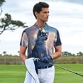 thumbnail image 3 of Fotbe Cloud Wolf Camiseta Polo de Golf para Hombre con Estampado – Camisa Deportiva Transpirable con Cuello Abotonado-XX-Large, 3 of 6