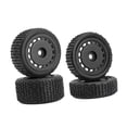thumbnail image 4 of Milaget 4Pcs Wheel Rims Sturdy Premium RC Tire Wheels for Micro B 244016 1:24 RC Car Black, 4 of 7