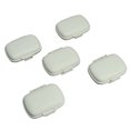 thumbnail image 2 of 5 Pcs Medicine Organizer Dividing Medicine Planner Box Snap Design Daily Medicine Holder Container, 2 of 14