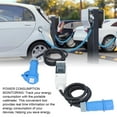thumbnail image 3 of Portable 220-250V 16A CEE Socket with LCD Energy Meter for RVs and EVs, IP65 Waterproof, Real-Time Power Consumption Monitoring, Compact and Lightweight Design, Easy to Use with Backlit Display., 3 of 6