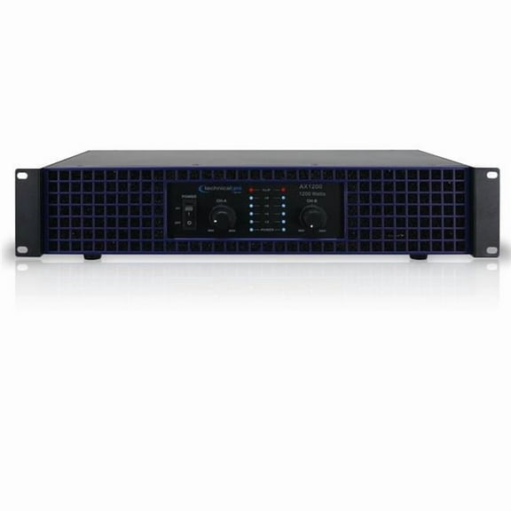 Technical Pro ax1200 2U Professional 2CH Power Amplifier