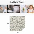 thumbnail image 4 of Retro Spring Floral Cloth Napkins, Summer Botanical Vintage Farmhouse Washable and Reusable Dinner Napkins Set of 6, Table Napkin for Kitchen Party Birthday Wedding Hotel Housewarming 20"x20", 4 of 8