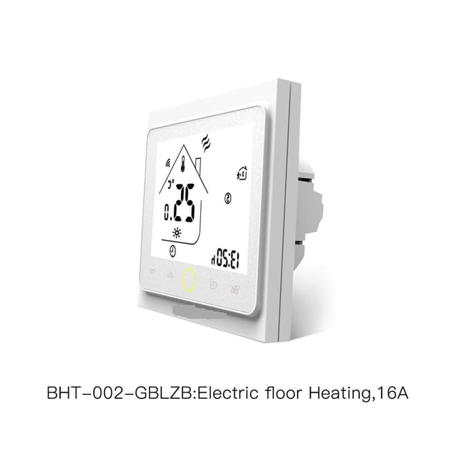 Smart Thermostat Temperature Controller Hub Required Water/Electric Floor Heating Water/Gas Boiler Mobile APP Control ,Easy to Install
