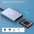 thumbnail image 4 of BENFEI CFexpress Type B Card Reader with USB 3.2 (Gen 2) 10Gbps USB-C&USB-A 2-in-1 Type B CFexpress Adapter Compatible with Windows/Mac/Linux/Android(Not for XQD Card), 4 of 5