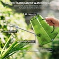 thumbnail image 2 of Watering Can, Water Can for Plants Indoor Outdoor Garden, Small Long Spout Watering Can Set with Water Mister Spray Bottle & Squeeze Bottle, 1.4L/47oz 0.4 Gallon, Green, 2 of 8