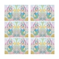 thumbnail image 2 of MKHERT Cartoon Mermaid with Gold Fish in Underwater World Placemats Table Mats for Dining Room Kitchen Table Decoration 12x18 inch,Set of 6, 2 of 4