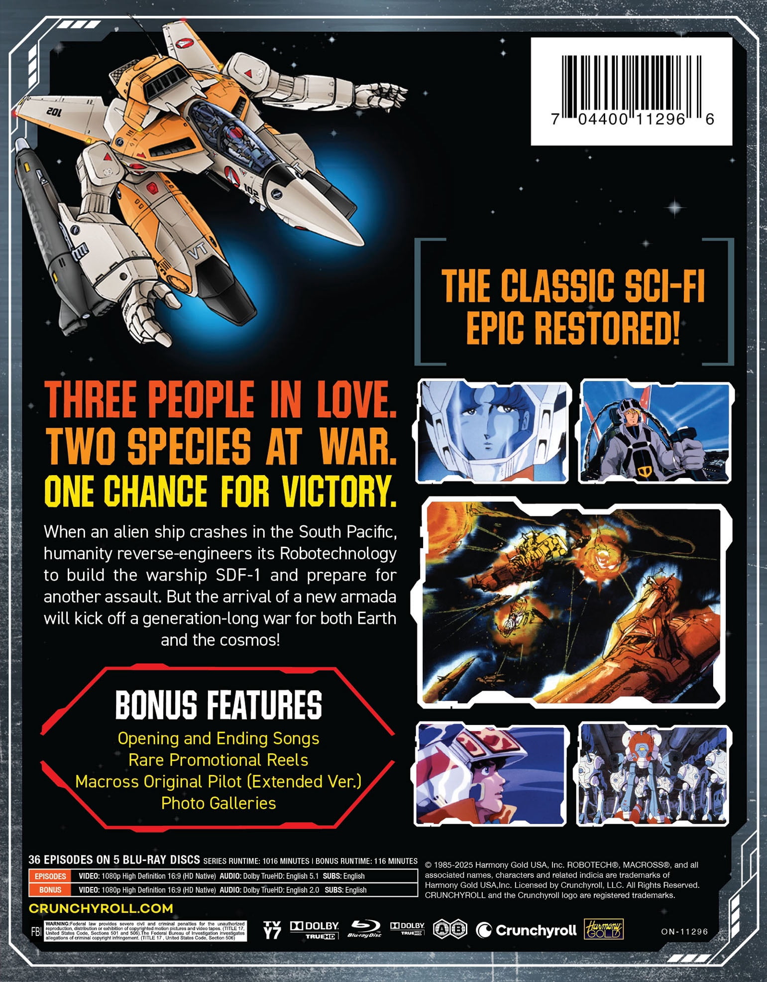 RoboTech : The Macross Saga (Steelbook) (Blu-ray) Crunchyroll, Action Animated