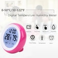 thumbnail image 4 of Touch screen alarm clock, round seat clock, electronic hygrometer clock, 4 of 7