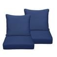 thumbnail image 4 of ATR ART to REAL 2PCS Outdoor Chair Cushion Set,Patio Furniture Replacement Cushion, 24" x 24",Waterproof & Fade Resistant,Navy Blue, 4 of 9
