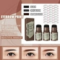 thumbnail image 4 of -Eyebrow Stamps Kit 24pcs Blonde Stencils Natural Brow Shaping Tools For Women, 4 of 15
