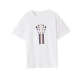 thumbnail image 4 of Camiseta de mujer de verano de moda con cuello redondo y cuello redondo para senderismo, viajes y viajes, 4 of 7