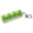 Green love white bac, variant on Press Relief Heart Keychain Glowing Button Physical Response Keyring For Pack Access Stress Counseling