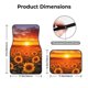 thumbnail image 5 of Balery Sunset Golden Sunflower Field Juego de 4 Alfombrillas para Auto, Revestimientos de Caucho Resistente, Diseño Antideslizante, 5 of 7