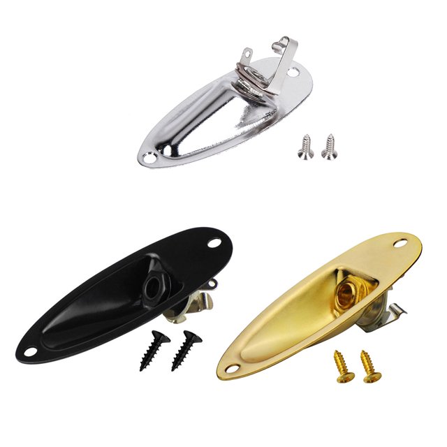 stanreset Electric Guitar Boat Socket Metal Acoustic Musical Instrument Pickup Equipment Accessory Replacement for Silver Gold