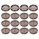 thumbnail image 1 of Uxcell 20Pcs 60mm/2.4in Air Vents Round Soffit Vents, Cubierta de ventilación de soffit marrón oscuro para baño, 1 of 5