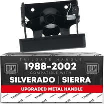 Tailgate Handle Assembly, Upgraded Metal - Compatible with 1988-1999 Chevrolet C1500, K1500, 88-00 C2500, C3500, K2500, K3500, 91-02; 88-99 GMC C1500, K1500, 88-00 C2500, C3500, K2500, K3500, 1599178