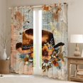 thumbnail image 2 of Homewish Western Cowgirl Hats Curtains Pack of 2 (42x84 Each),Rustic Farmhouse Cabin Curtains Blackout,Country Floral Bedroom Curtains For Boys Girls,Luxury Bedroom Decor, 2 of 6