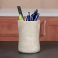 thumbnail image 6 of Creative Home Curvy Collection Natural Champagne Marble BathTumbler, Toothbrush Holder, Makeup Brush Holder, Bathroom Countertop Organizer, 6 of 7