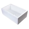 thumbnail image 6 of ALFI brand AB3018SB-W 30" White Smooth Apron Solid Thick Wall Fireclay Single Bowl Farm Sink, 6 of 10
