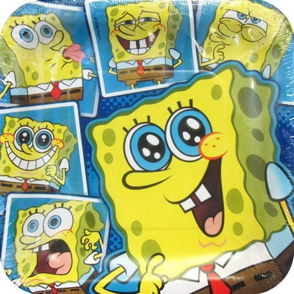 SpongeBob SquarePants 'Selfies' Small Paper Plates (8ct)