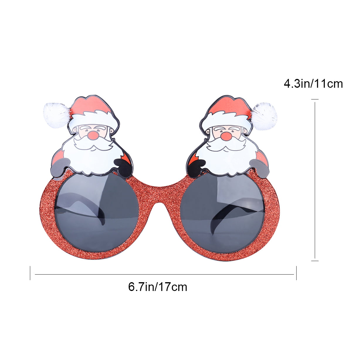 Novelty Christmas Sunglasses Xmas Fun Fancy Dress Festive Ornaments Glasses*1 