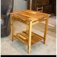 thumbnail image 2 of Casual Contemporary Living 2-Tier Solid Acacia End Table with Drawer - Brown, 2 of 7