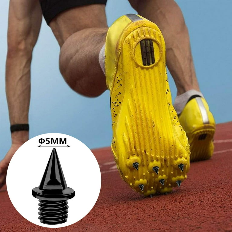 Eummy 120pcs Track Shoe Spikes 1 5 inch Hard Steel Track Shoes Spikes Sturdy Anti Rust Cross Country Spikes with Spike Wrench Replacements Spikes for