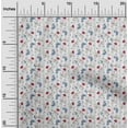 thumbnail image 2 of oneOone Cotton Poplin Twill Light Gray Fabric Floral Diy Clothing Quilting Fabric Print Fabric By Yard 56 Inch Wide, 2 of 4