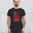 thumbnail image 4 of Remember Everyone Deployed T-shirt Until They All Come Home RED Friday Military US Flag American Patriot Men's Tee, 4 of 7