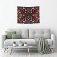 thumbnail image 5 of Hirioo Colorful Mexican2 Print Tapestry Lightweight Fabric for Bedroom Aesthetic Home Wall Dorm Décor Living Room Decor 29x37 Inch, 5 of 8
