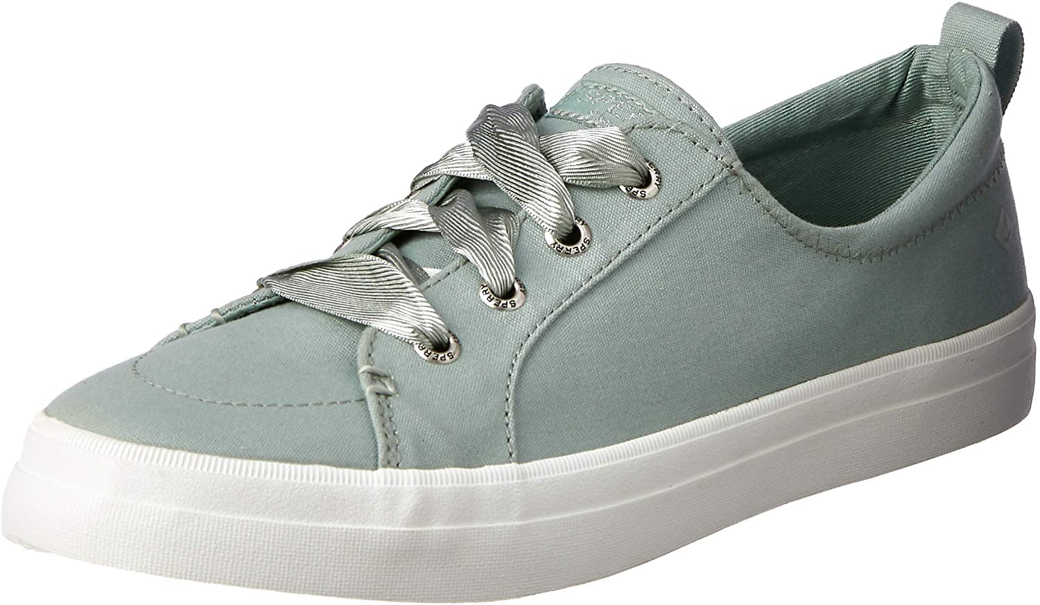 sperry crest vibe satin lace sneaker