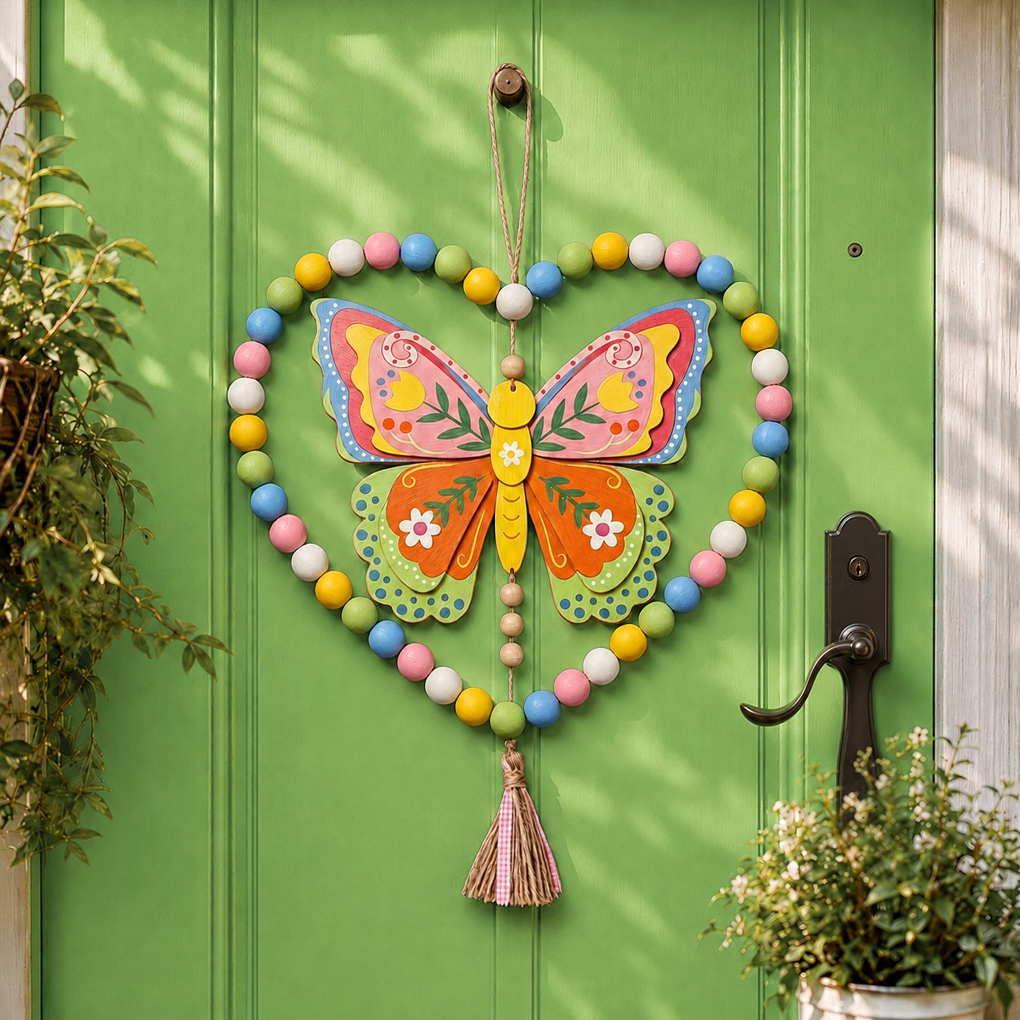 Hello Hobby 10" Shapes-Butterfly, Unfinished Wood Shape, 10.5 x 8.5 x 0.24 inch