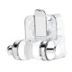 thumbnail image 4 of Soporte de ducha multifuncional para baño, apartamento o baño. Plata transparente, 4 of 9
