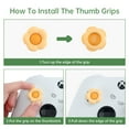 thumbnail image 2 of GeekShare Xbox One Controller Thumb Grips Soft Silicone Thumbstick Cover Caps Set 4 Pcs Heart Flower, 2 of 7