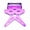 Purple, variant on Aesthetic Upgrades License Plate Frame Aluminum for Motorcycle Modification