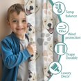 thumbnail image 3 of Blackout Kids Curtains,Cute Golden Retriever Childrens Insulated Curtains Set Of 2,Bedroom Essentials,Toddler Room Decor 42"x54"(106x137cm), 3 of 4