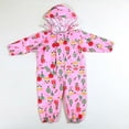 thumbnail image 6 of VerPetridure Clearance Kids Toddler Rain Suit for Boys Girls One Piece Hoodie Button Cartoon Waterproof Coverall Rain Jacket, 6 of 8