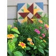 thumbnail image 5 of Zylina Garden & Coop Art - Blue Fire Double Astor Quilt, 5 of 6