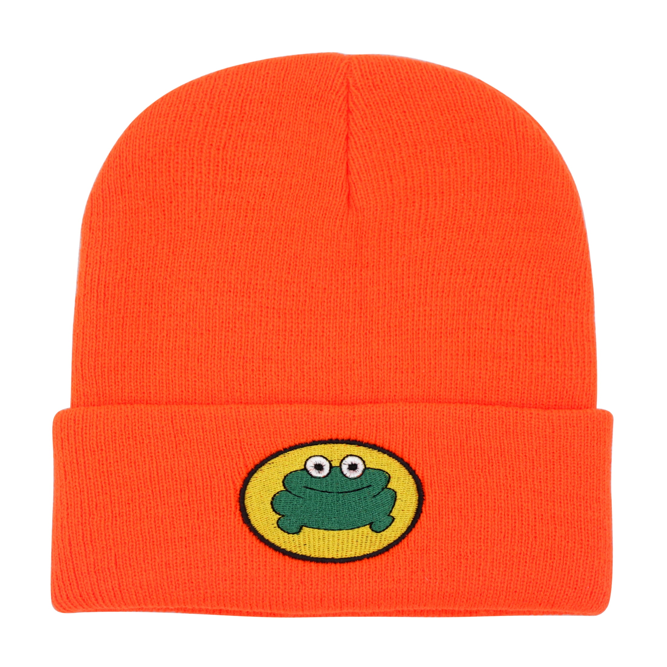 ACCEHUT Cartoon Frog Embroidery, Unisex Knitted Beanie, Casual