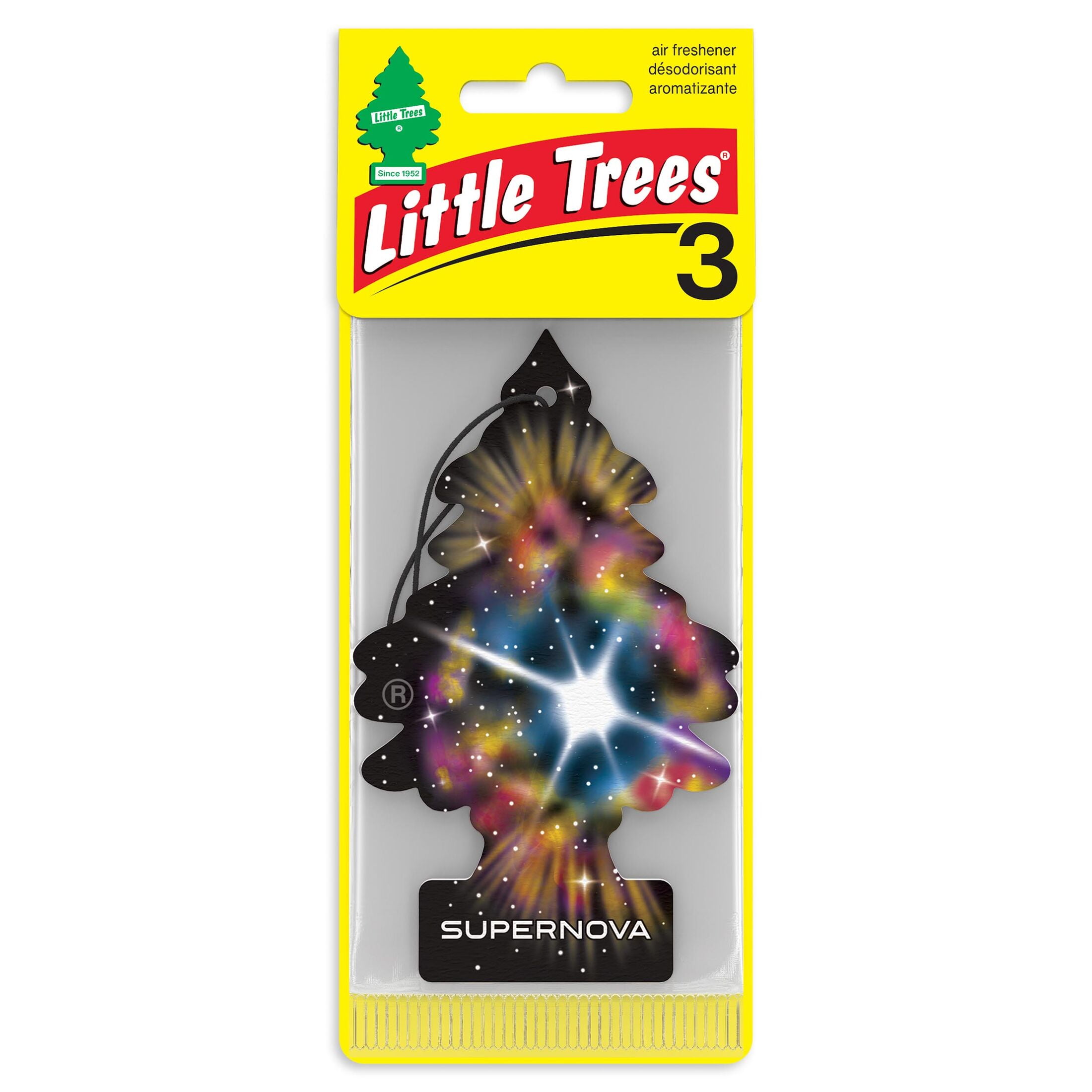(3 pack) Little Trees Air Freshener Supernova Fragrance 3-Pack