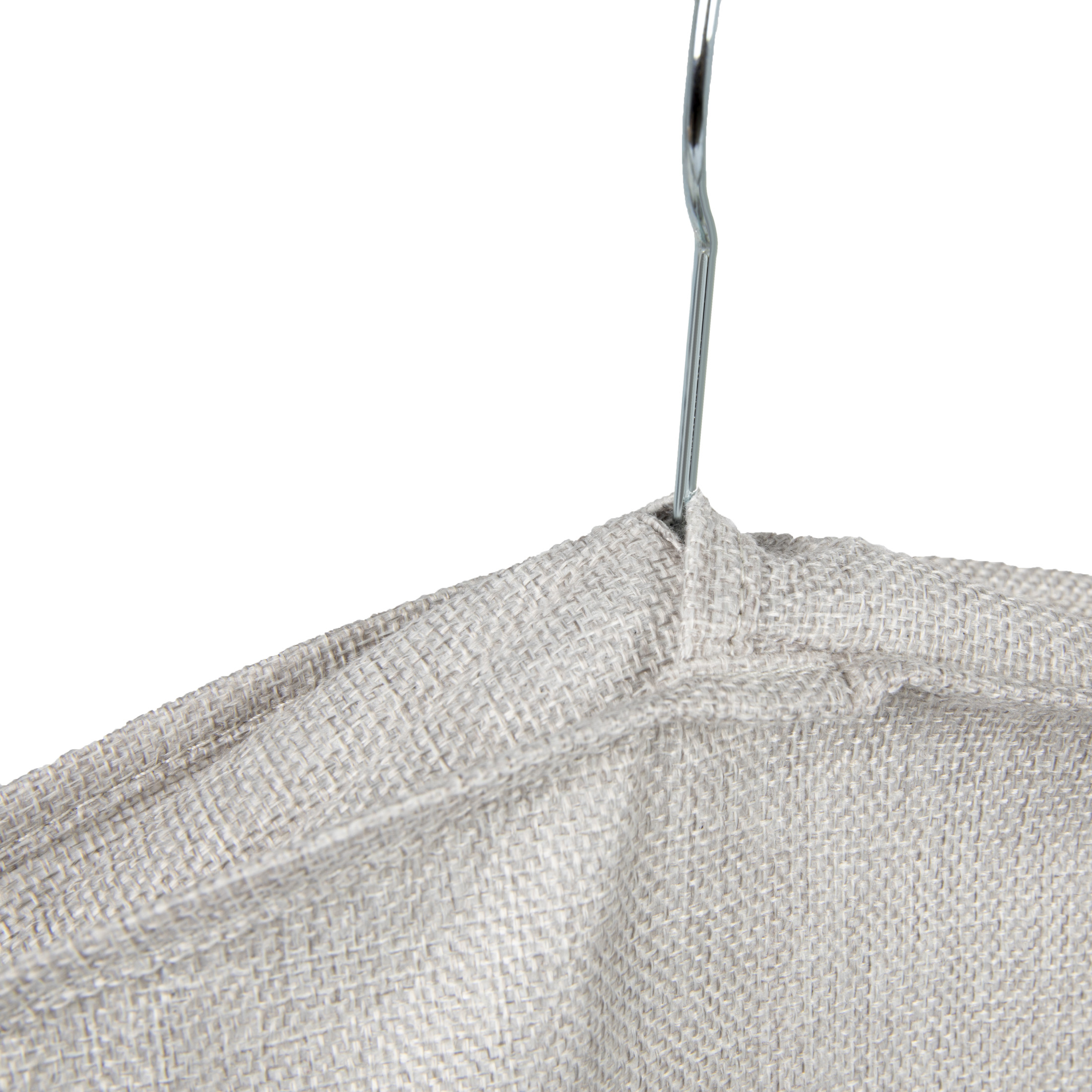 Household Essentials Hanging Zippered Garment Storage Bag with Clear Vision Front, Set of 2, Silver