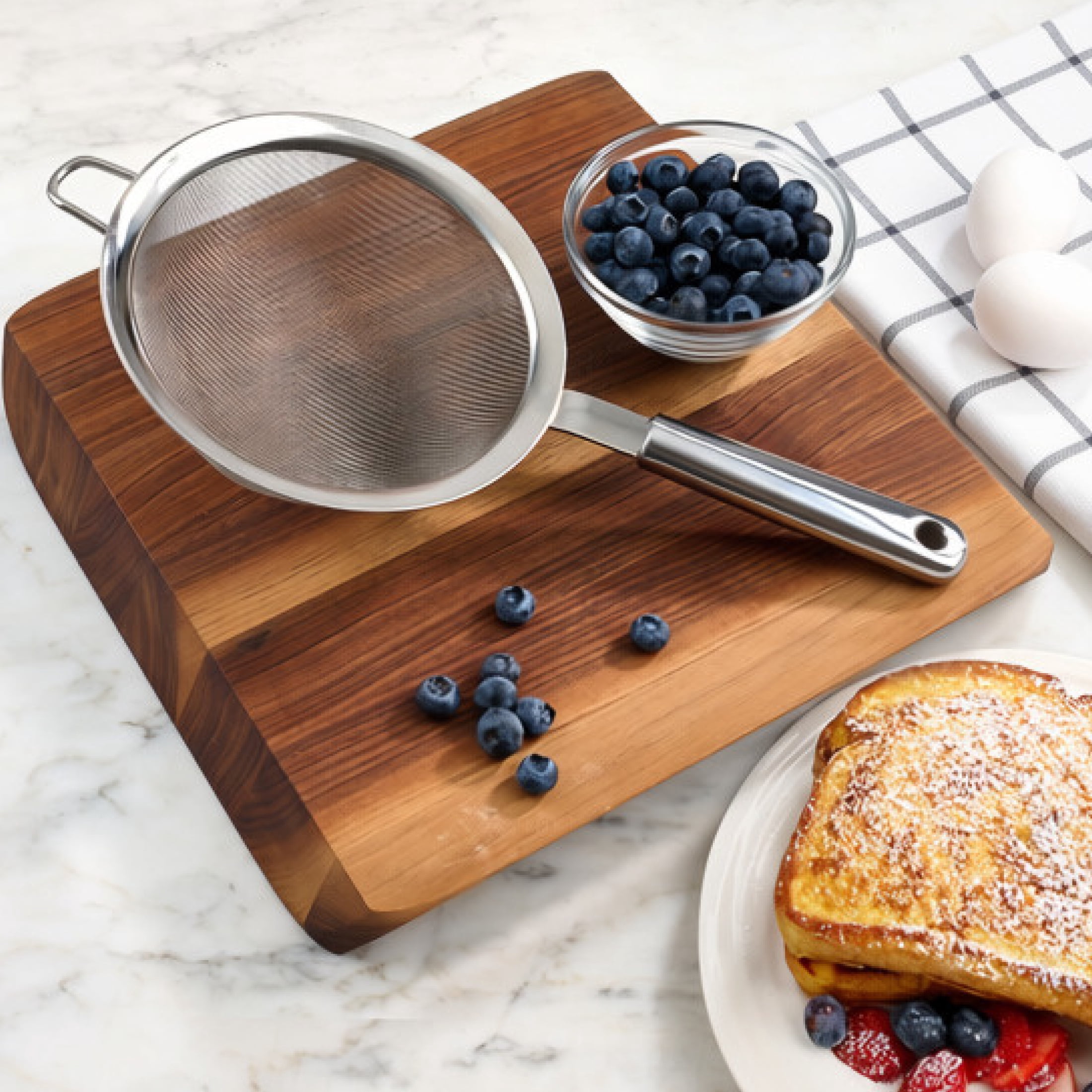 Mainstays 6 Inch Stainless Steel Kitchen Strainer