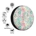 thumbnail image 4 of Wukai Watercolor Tiger Print Spare Tire Cover for RV Trailer,Waterproof PVC Faux Leather Wheel Cover Fit for Truck,Trailer,RV,SUV,Camper and Most Vehicle-15 inch, 4 of 6