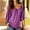 37-Purple, variant on SELONE Off the Shoulder Tops for Women Short Sleeve Tops Blouses Regular Fit T Shirts Pullover Tees Tops Solid T-Shirts Crew Neck Tops Blouses Strappy T Shirts Easy Care Breathable Pullover Beige L