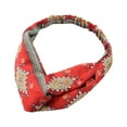 thumbnail image 2 of Lroveb Headbands for Women Boho Floral Knot Headband Elastic Wrap Turban Hair Band Yoga Sports Ladies Accessories, 2 of 2