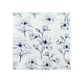 thumbnail image 5 of BalsaCircle 50 White and Blue Plain Soft 2 Ply Square Table Paper Napkins with Magnolia Flowers Print Party Events Decorations, 5 of 8