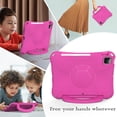 thumbnail image 6 of SaniMore for iPad Pro 11 2022/2021/2020/2018,iPad Air 5th/4th Generation/ipad 10.9" 2020 Case, Shockproof Full-Body Handle Stand Tablet Protective Kids-friendly Lightweight Cover, Rose, 6 of 6