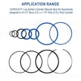 thumbnail image 5 of Hydraulic Log Splitter Cylinder Rebuild Seal Kit Rod Cylinder 4.0" Bore x 1.75", 5 of 8