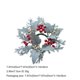 thumbnail image 2 of Giranda Decoraciones de Navidad Conos de Pino Anillo de Vela de Baya Roja Colgante Giranda 20x20cm para Decoraciones de Mesa de Navidad Del Gabinete de Cocina, 2 of 7