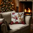 thumbnail image 6 of Under $5 Christmas Throw Pillow Covers 18x18" Christmas Decorative Pillow Cases with Soft Fabric Hidden Zipper Christmas Tree Decorative Pillow, 6 of 8